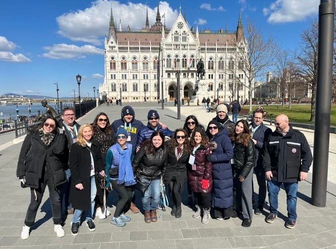 175 young leaders traveled to Riga, Latvia, Budapest and Hungary as part of the largest National Young Leadership Cabinet’s Study Mission in March.