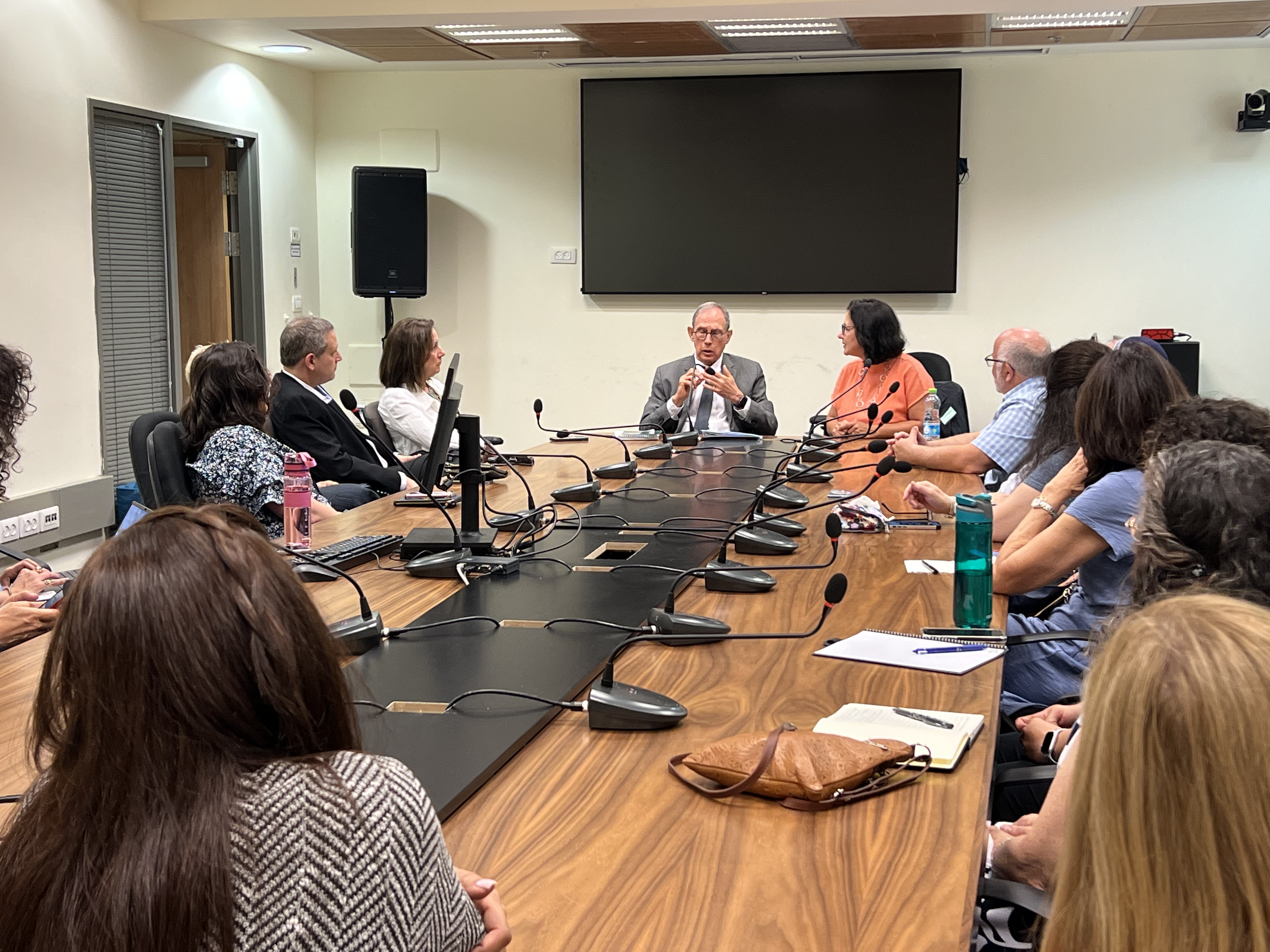 Meeting at the Knesset