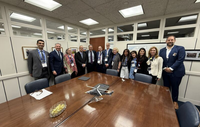 The Greater Philadelphia contingent met with Senator Dave McCormick to discuss security needs of the Jewish community. 