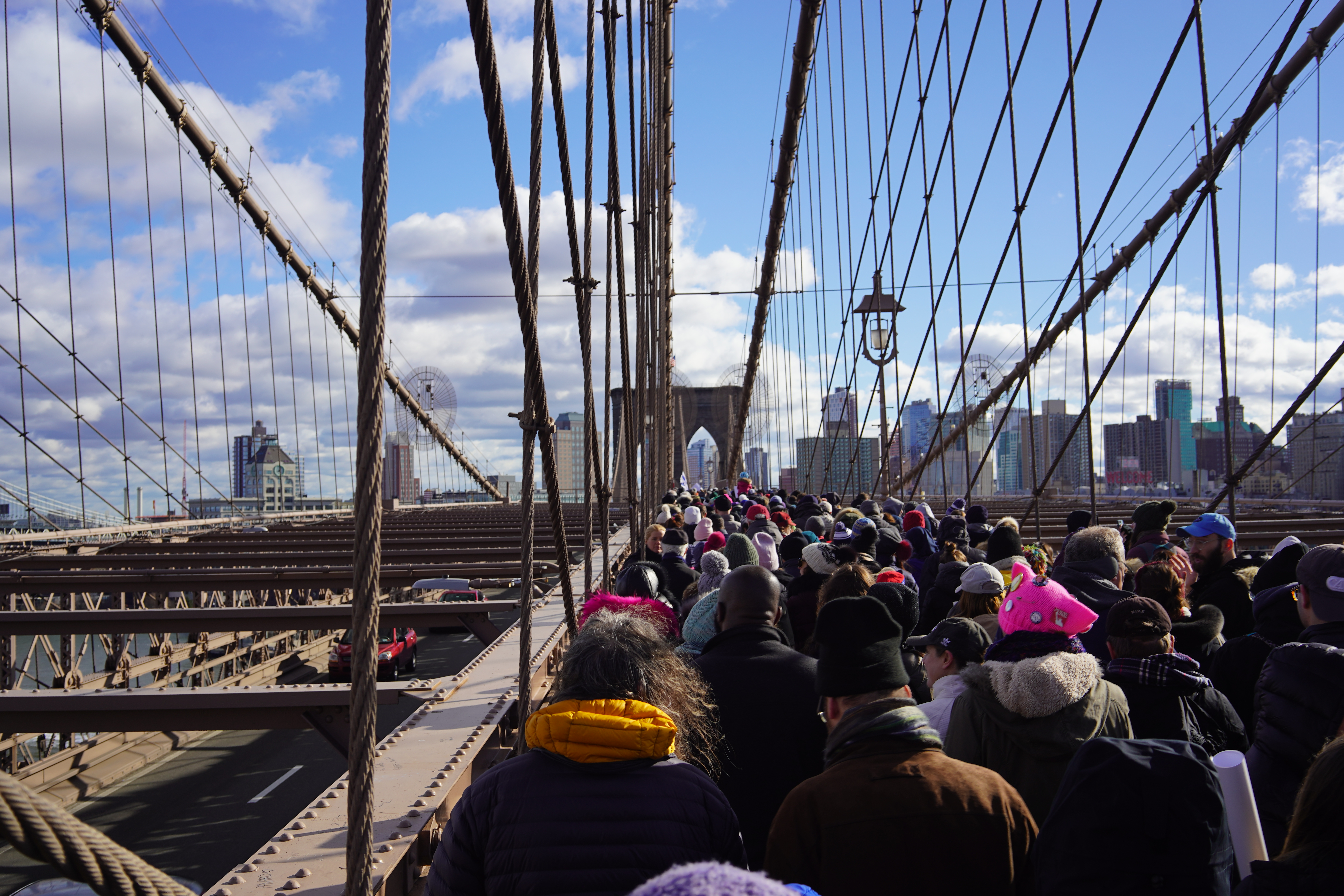 view of sky and bridge