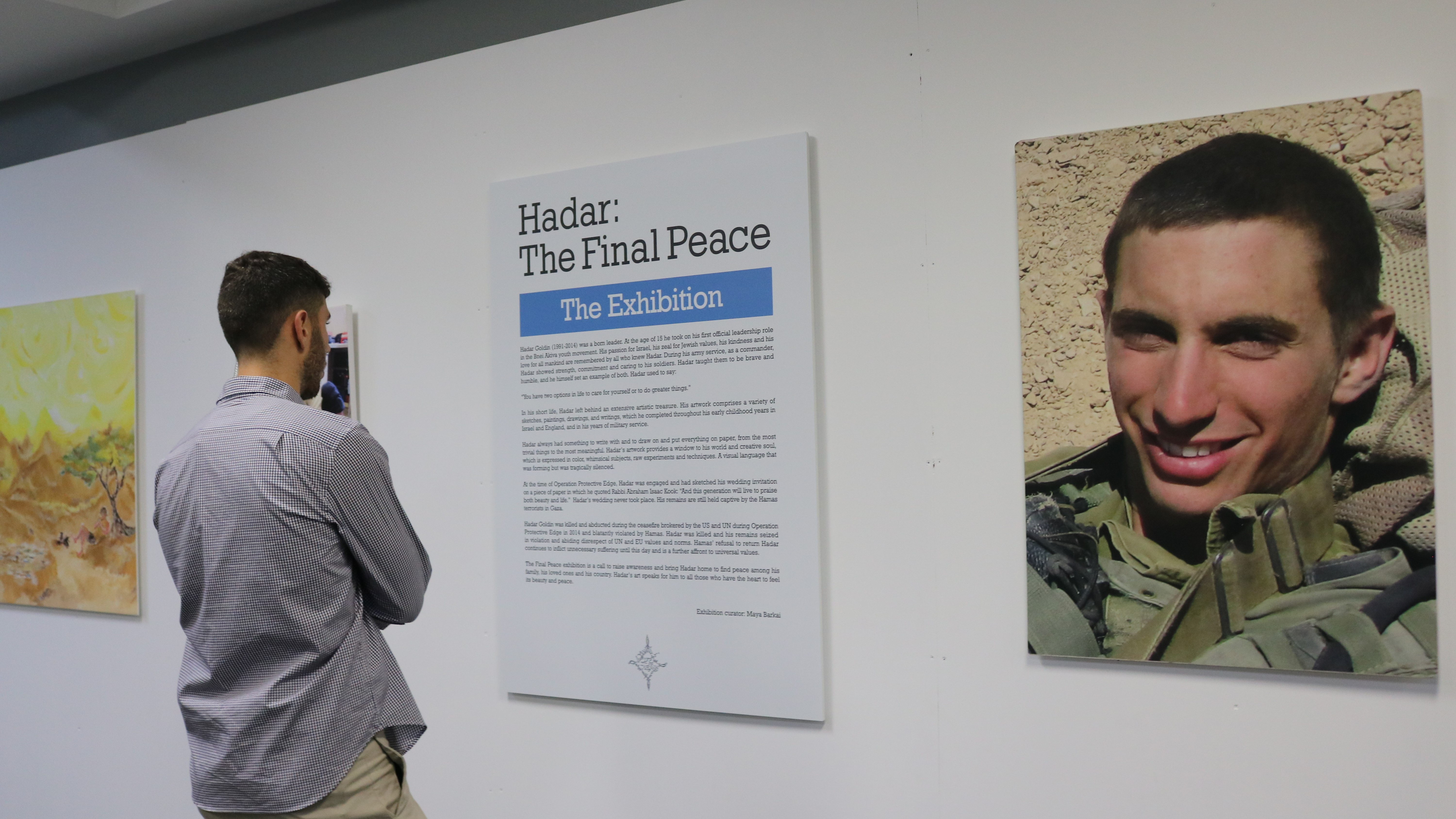 Art Exhibit Features Work of IDF Soldier Killed by Hamas