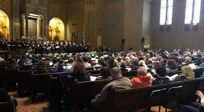 'Hate affects all of us': Hundreds gather at Holocaust memorial with San Diego shooting on their minds