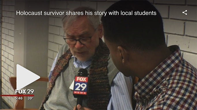 Holocaust survivor shares his story with local students