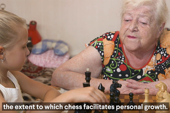 Watch: Kiev's Queen of Chess