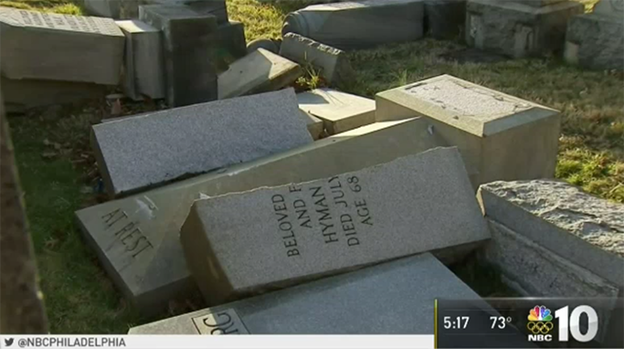 Gravestones at Philadelphia Jewish Cemetery Fully Restored After Vandalism