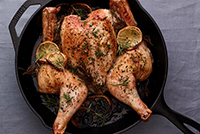 This Week's Nosh: Spatchcocked Chicken with Rosemary and Lemon