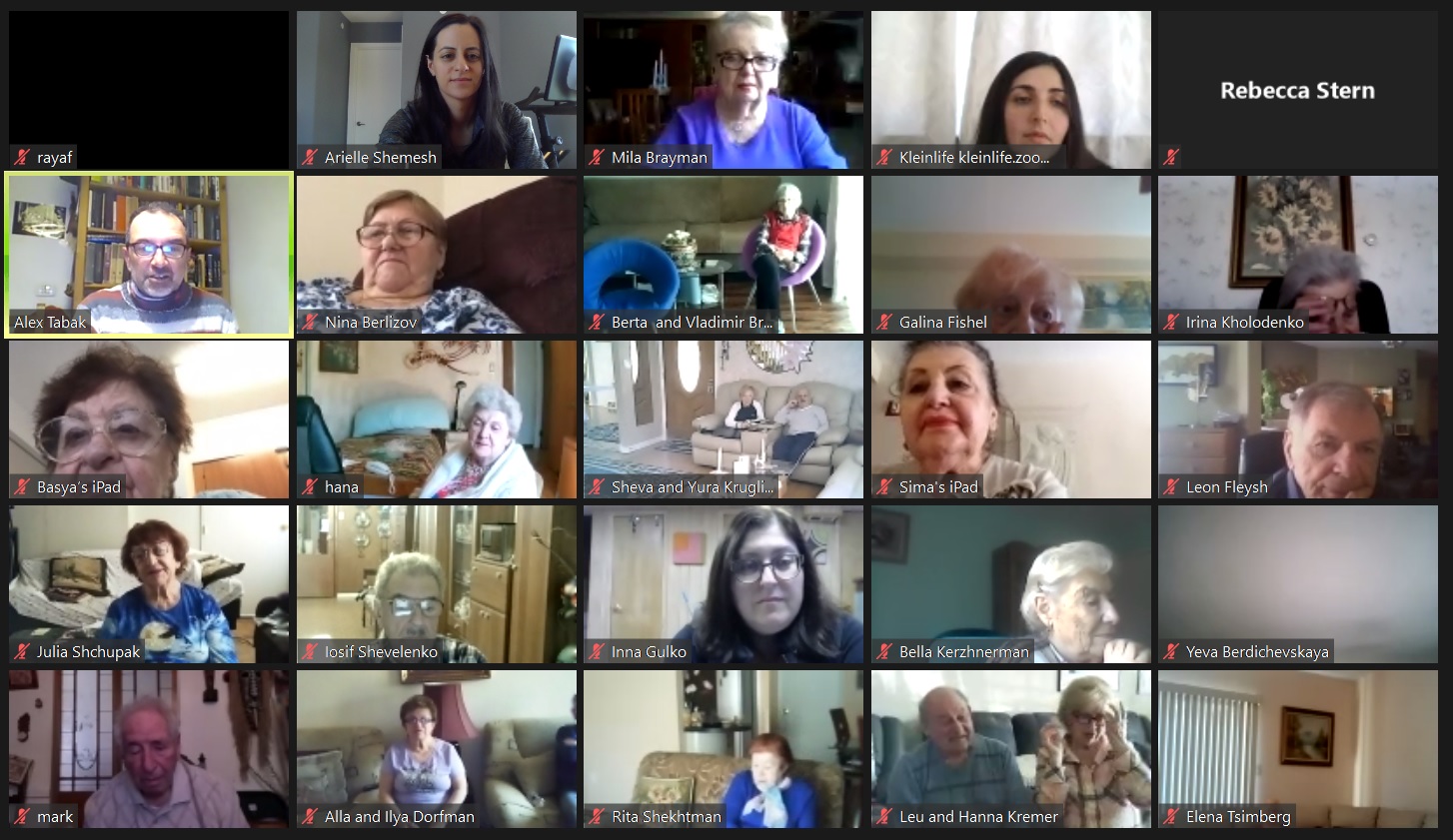 Touring Israel Virtually With Russian-Speaking Seniors